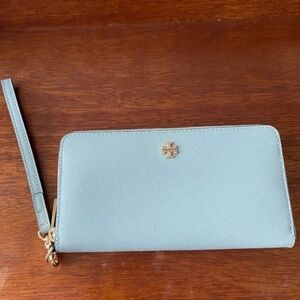 Tory Burch Wristlet Wallet Blue